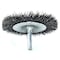 Superior Steel 4" Wire Wheel 1/4" Shank - Fine Crimped Wire 4500 RPM S1865 - alternate 3
